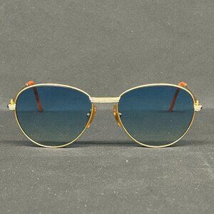 Custom Vintage Cartier Romance Louis Gold Rim Diamond Frames Glasses Sunglasses